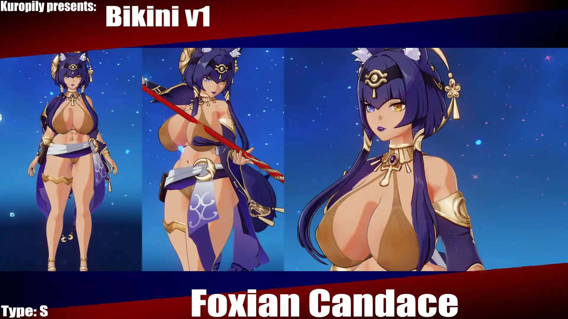 原神 キャンディス Foxian Candace Bikini Type S mod