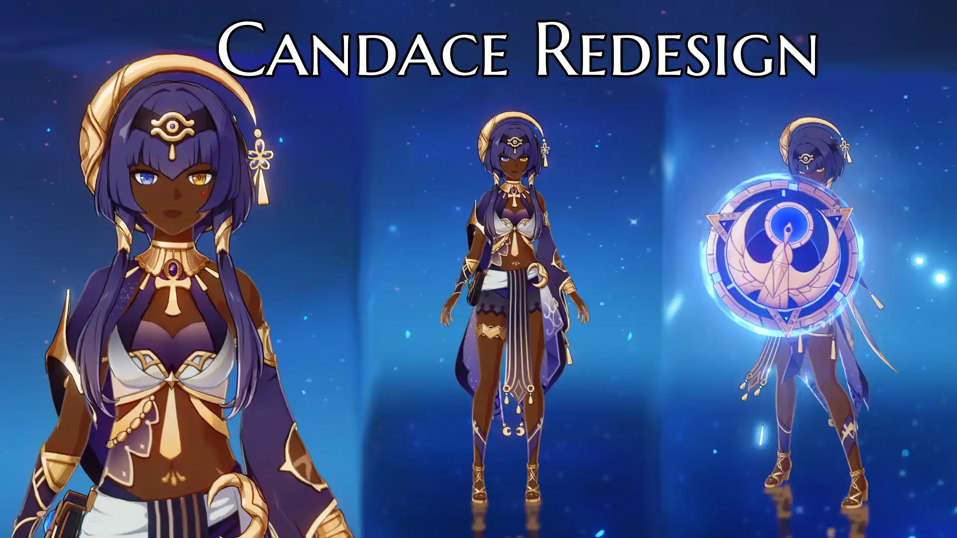 原神 キャンディス Insert A Name's Candace Design mod