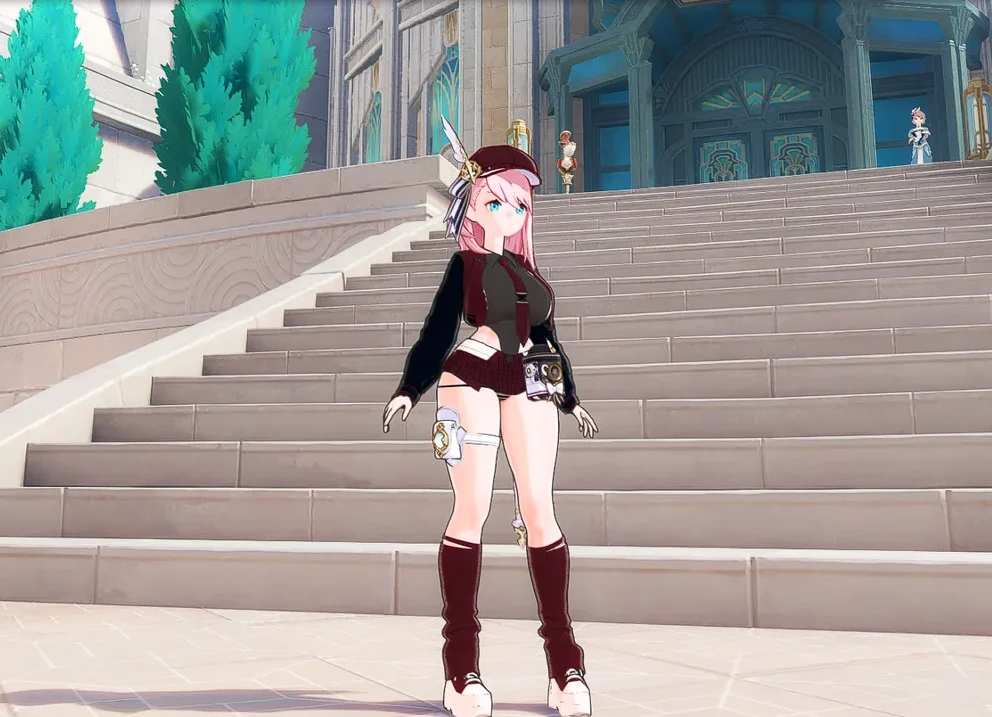 原神 シャルロット Charlotte Casual.rar mod