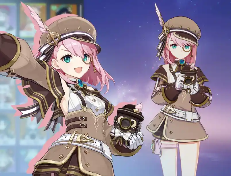 原神 シャルロット Charlotte Recolor mod