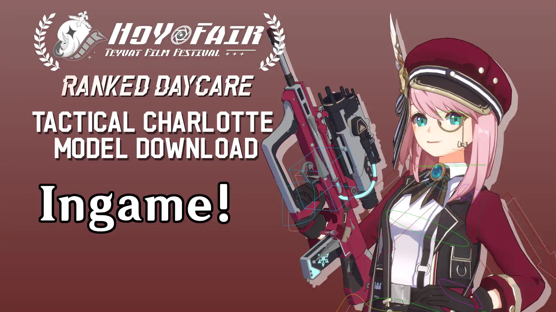 原神 シャルロット Tactical Charlotte - Hoyofair Ranked Daycare mod