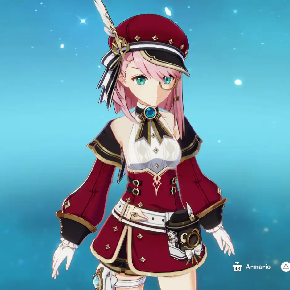 原神 シャルロット Charlotte - without suspenders mod