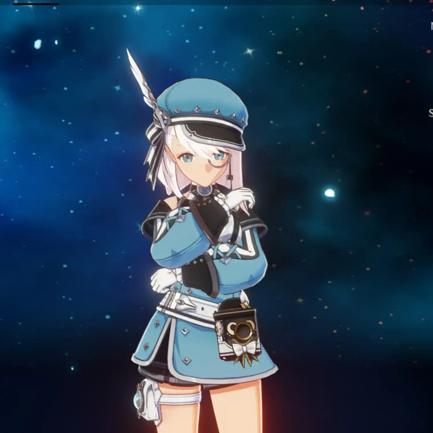 原神 シャルロット Cryo Charlotte re-color mod