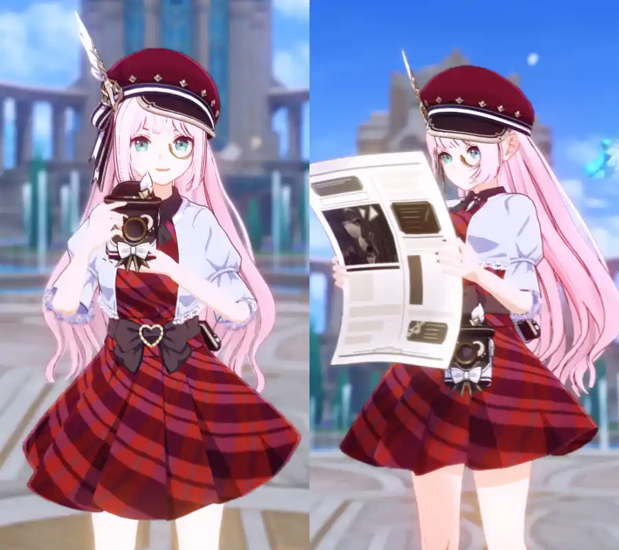 原神 シャルロット Charlotte Kawakami Princess Costume Mod mod