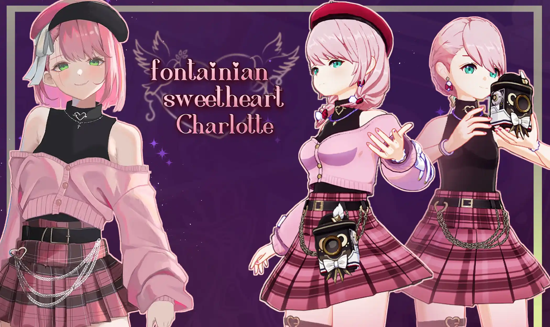 原神 シャルロット Fontainian Sweetheart Charlotte mod