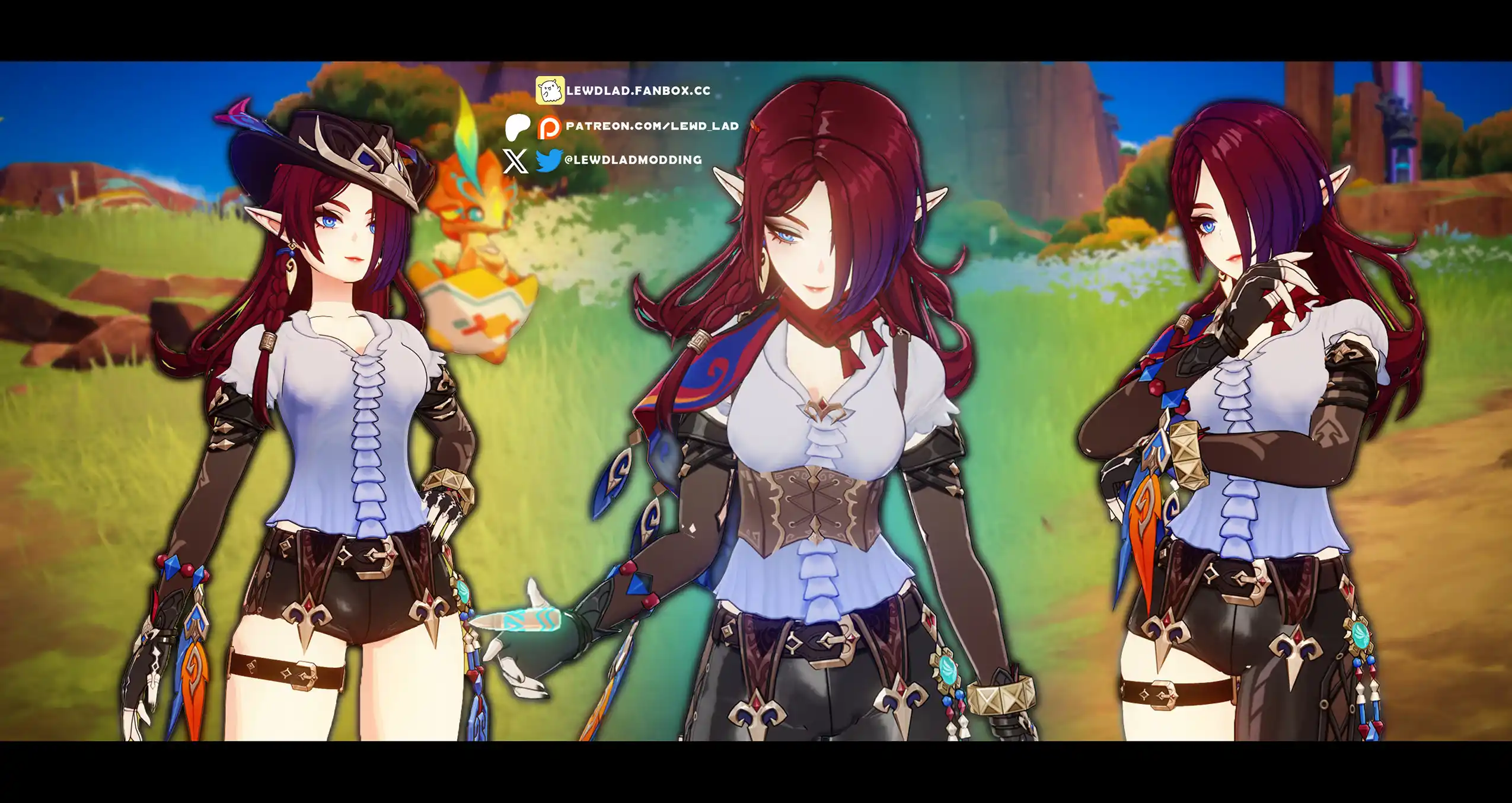 原神 チャスカ Chasca Swashbuckler Multitoggle Collection mod