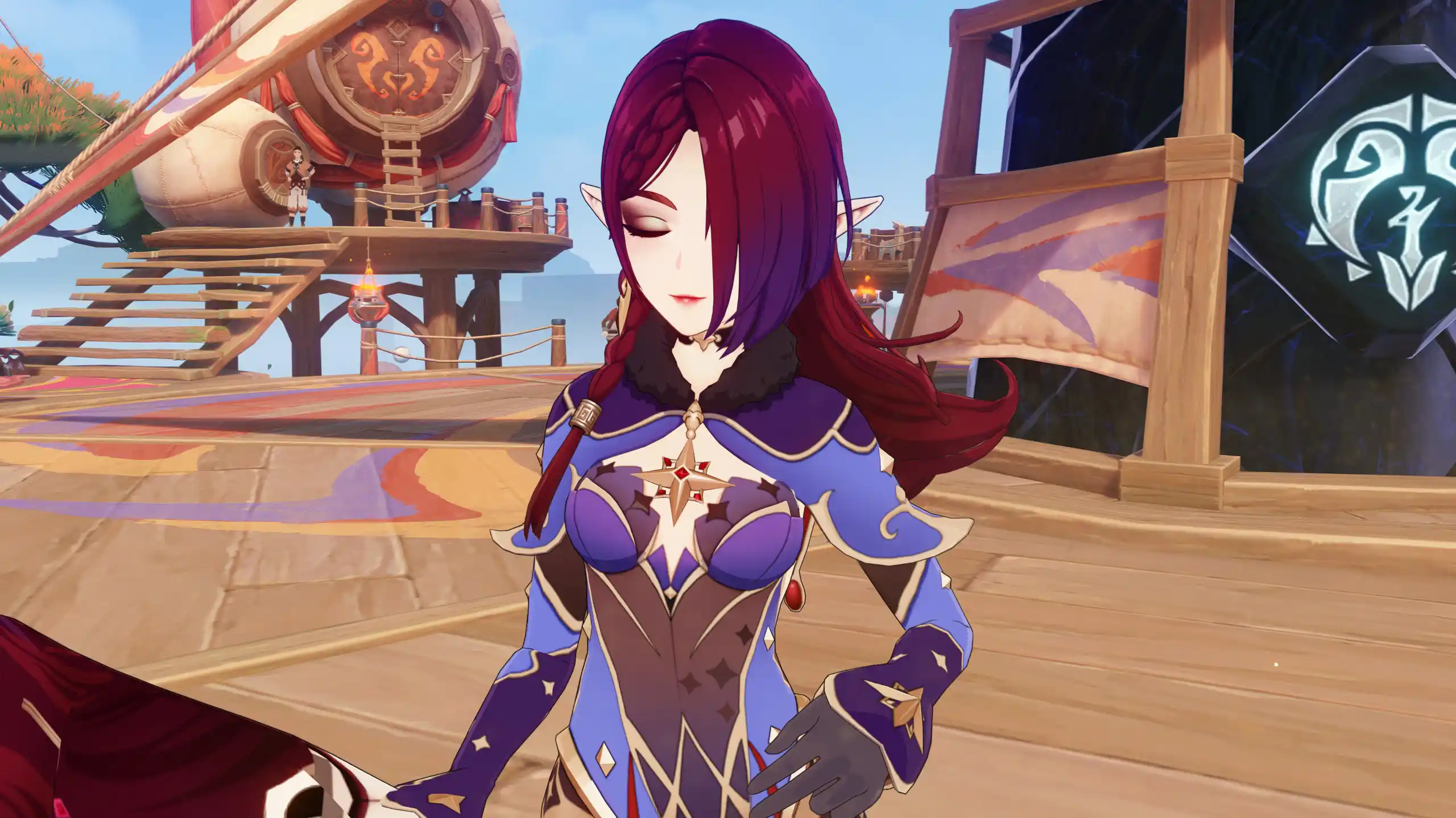原神 チャスカ Chasca mona outfit mod