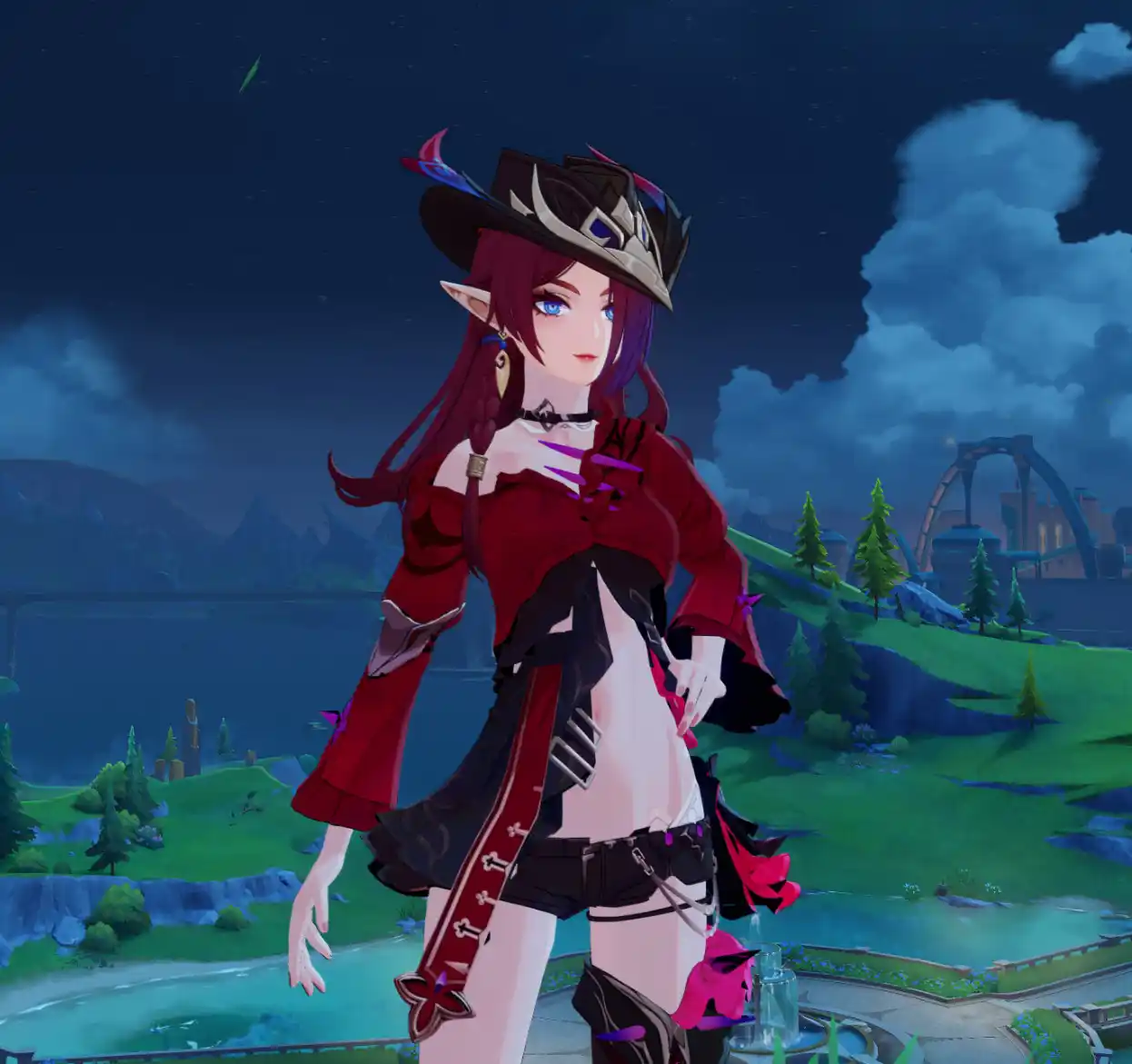 原神 チャスカ Chasca Red girl mod