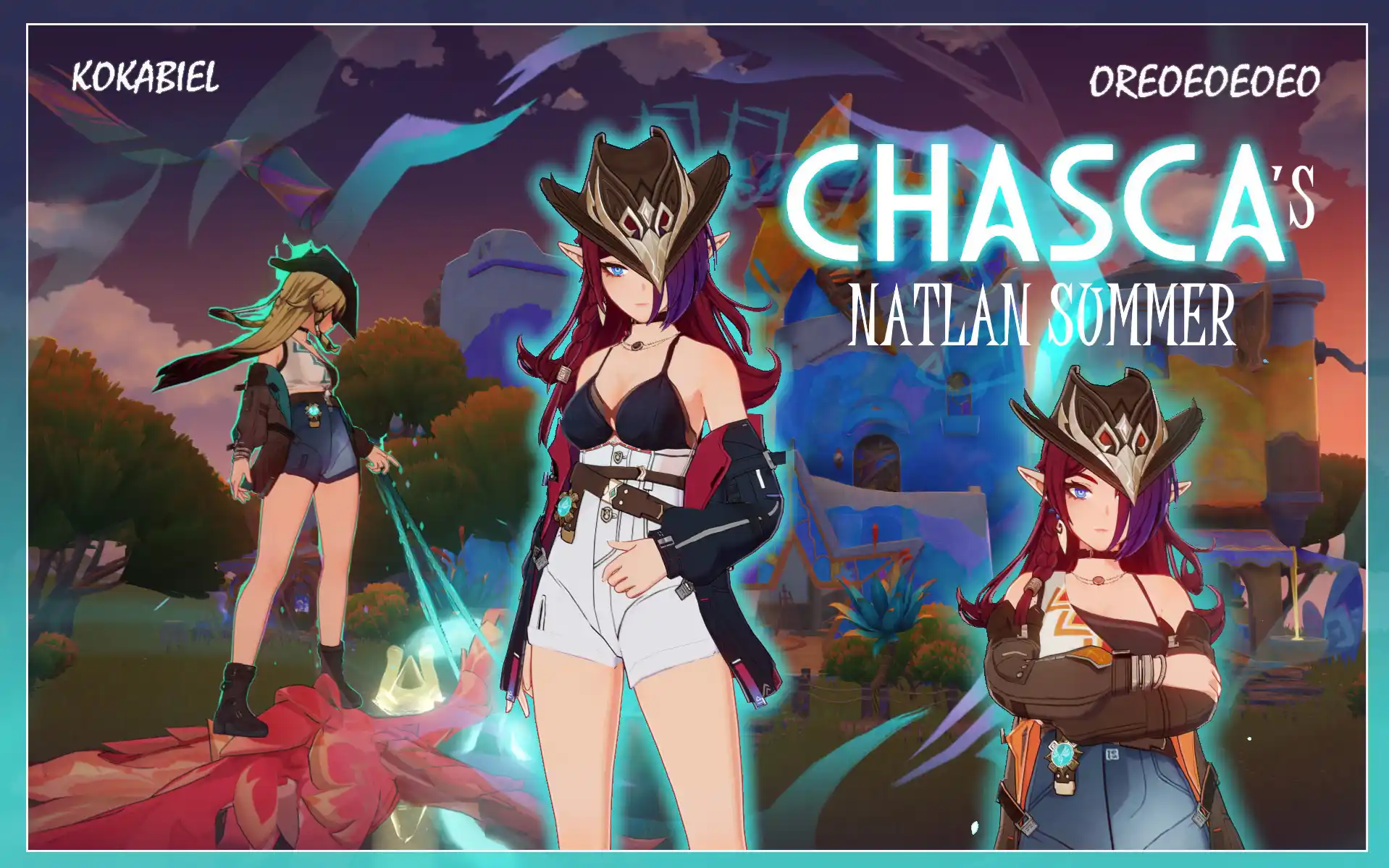 原神 チャスカ Summer Chasca mod