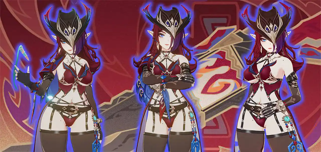 原神 チャスカ Chasca Dominatrix Thicc & Lore Friendly mod