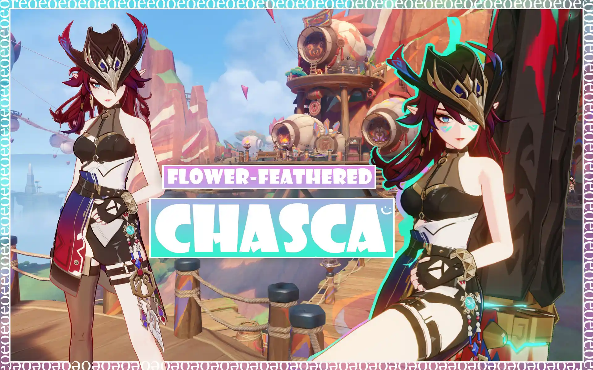 原神 チャスカ Flower-Feathered Chasca mod