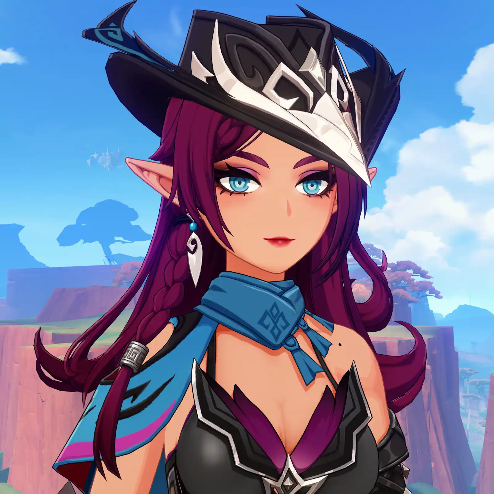 原神 チャスカ Chasca Skin & Color Palette Edit mod