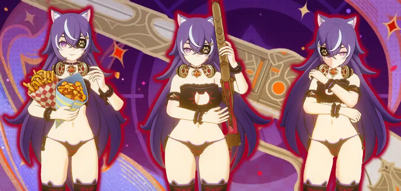 原神 シュヴルーズ Chevreuse Cat Lingerie Thicc & Lore Friendly mod