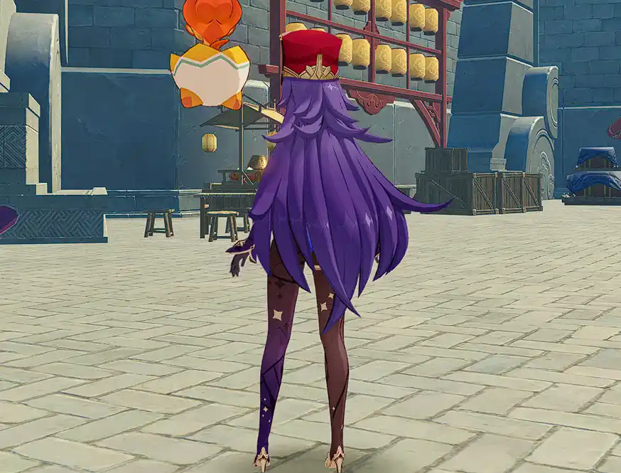 原神 シュヴルーズ Chevreuse with Mona's outfit mod