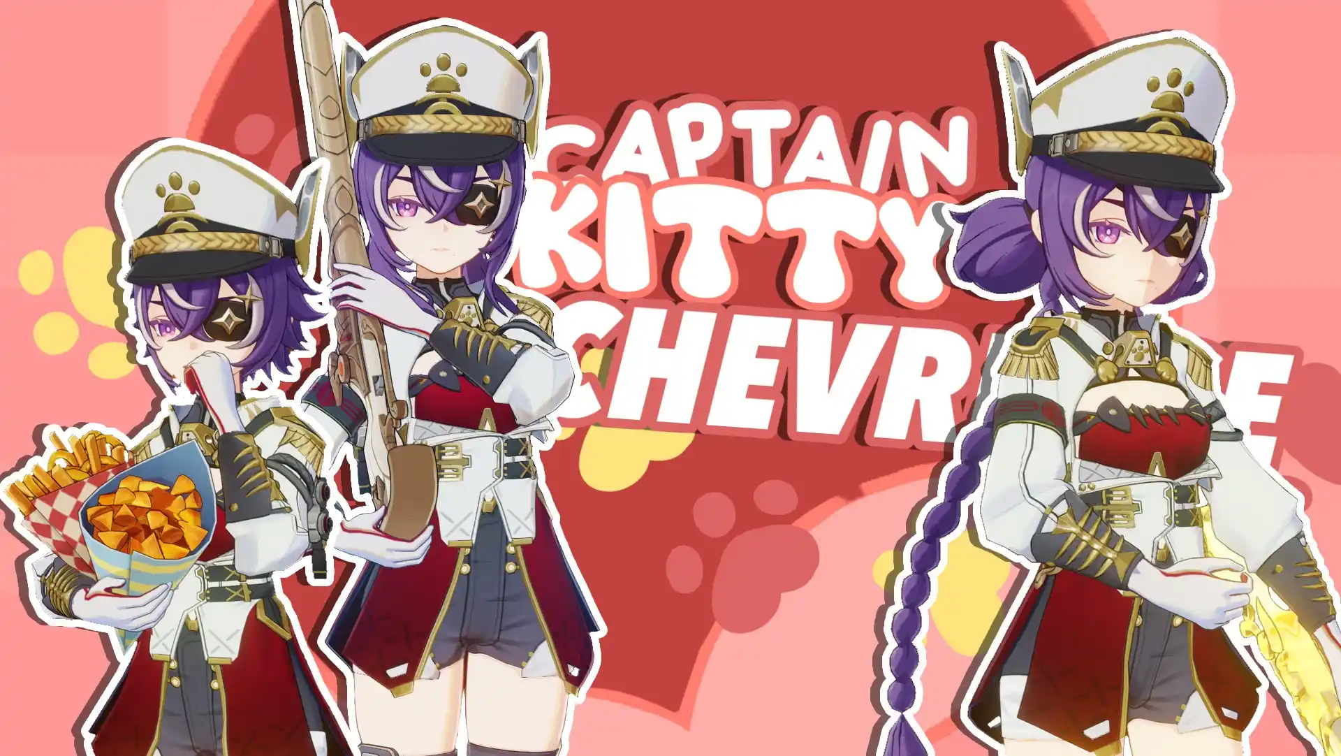 原神 シュヴルーズ Captain Kitty Chevreuse mod