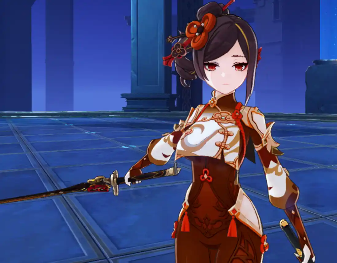 原神 千織（ちおり） Chiori Shenhe Outfit mod