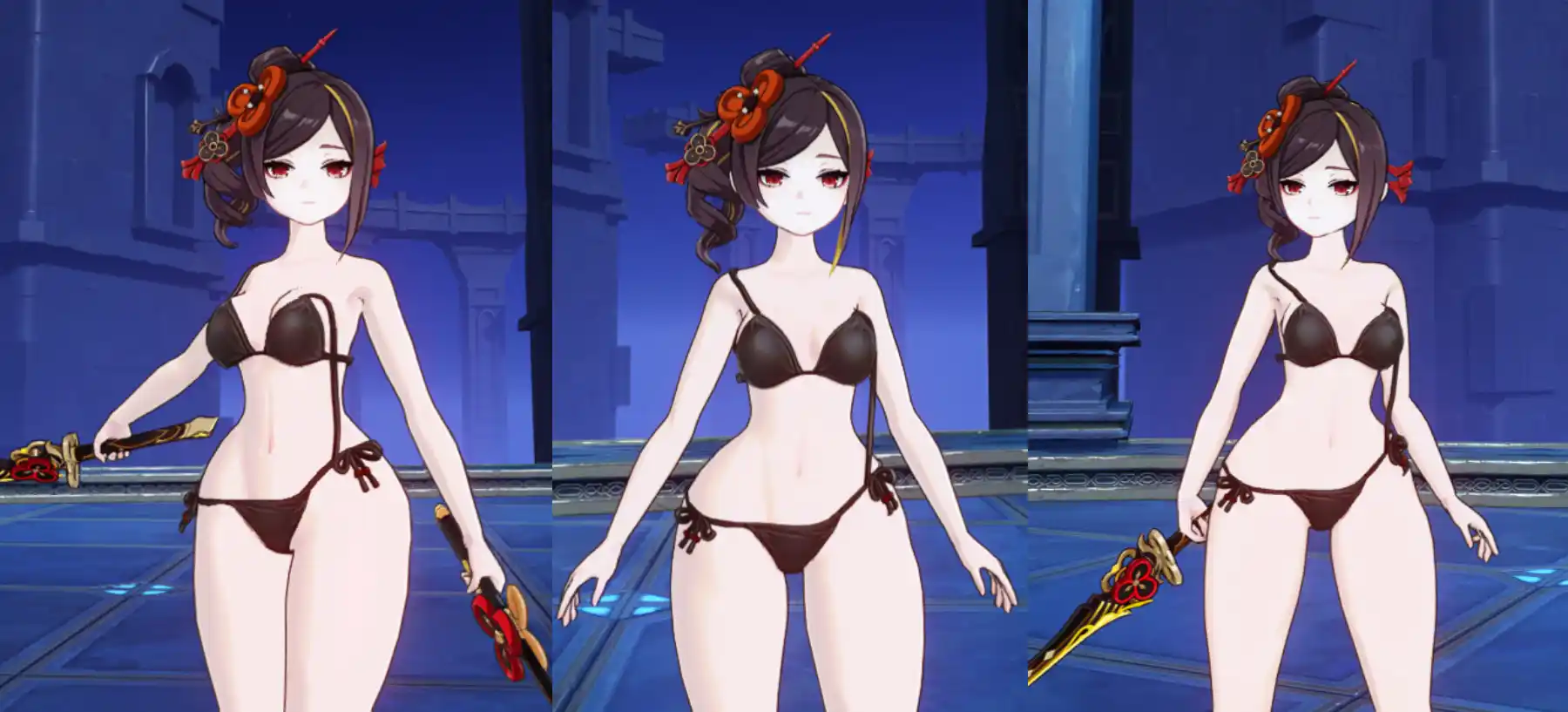 原神 千織（ちおり） Chiori Bikini mod