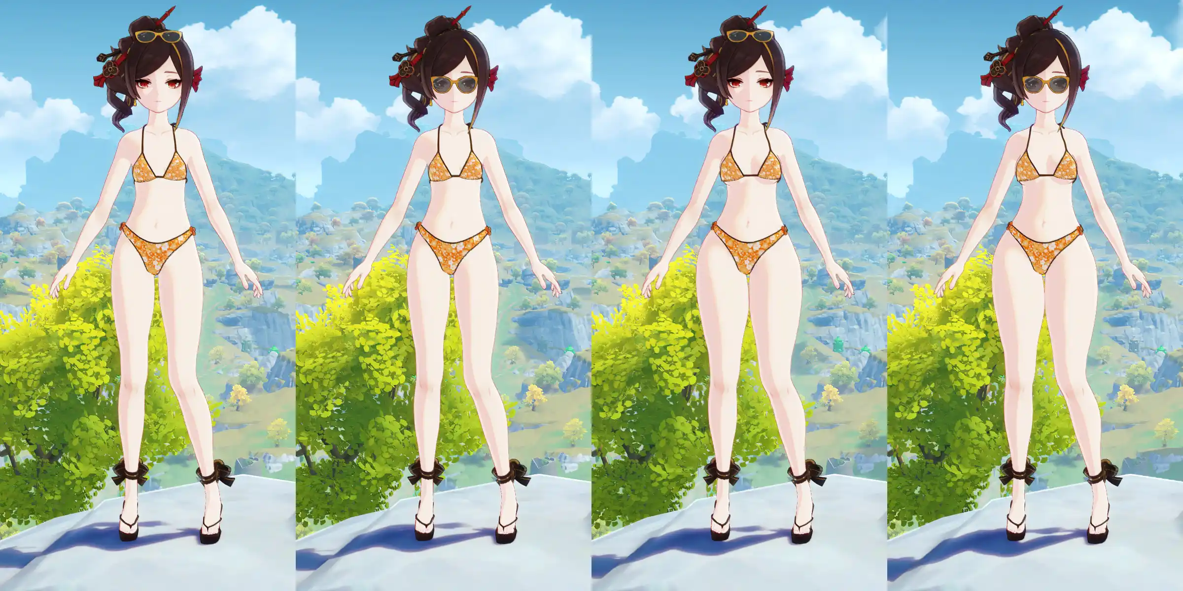 原神 千織（ちおり） Chiori - Bikini mod