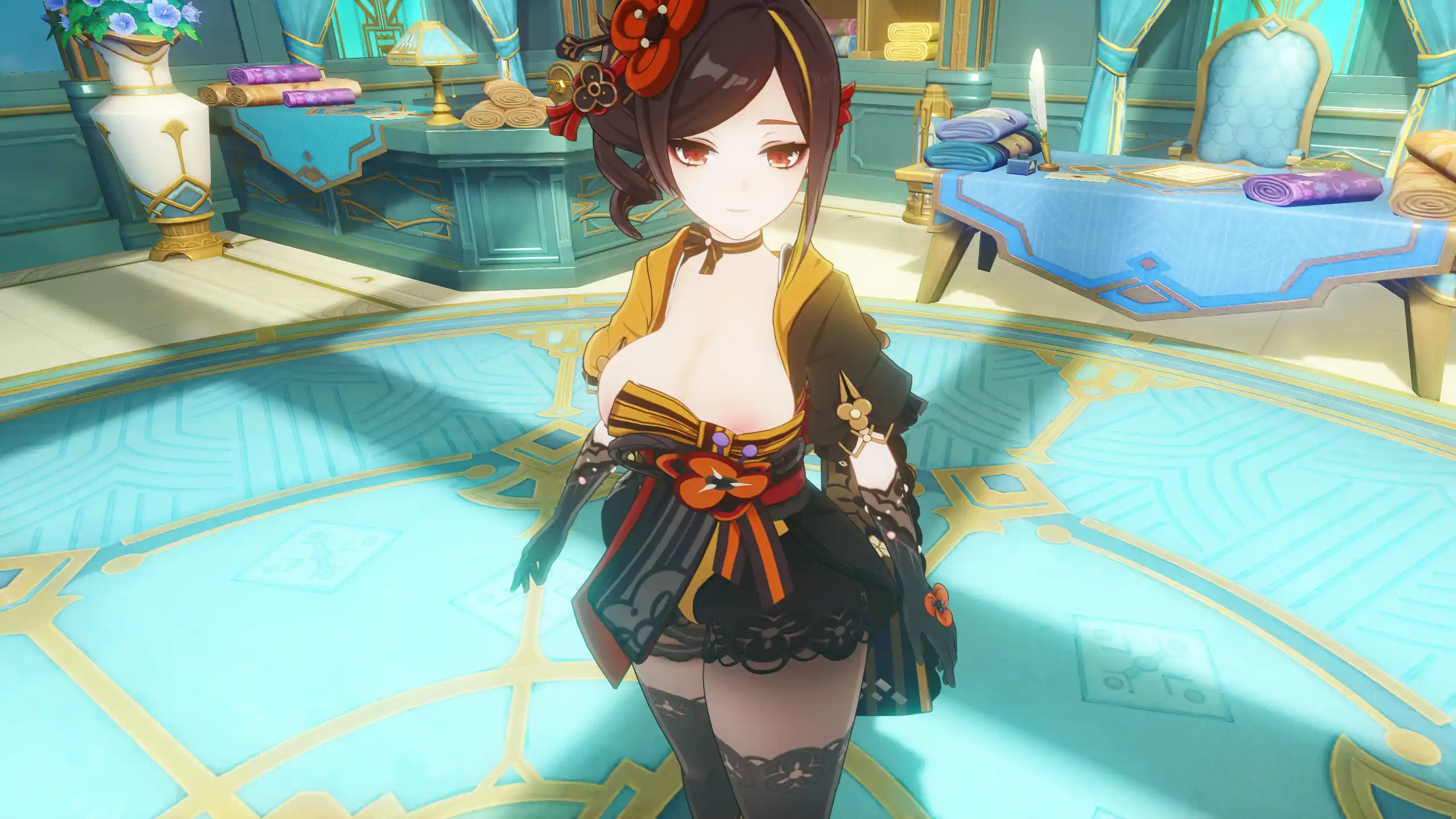 原神 千織（ちおり） Thicc Chiori mod