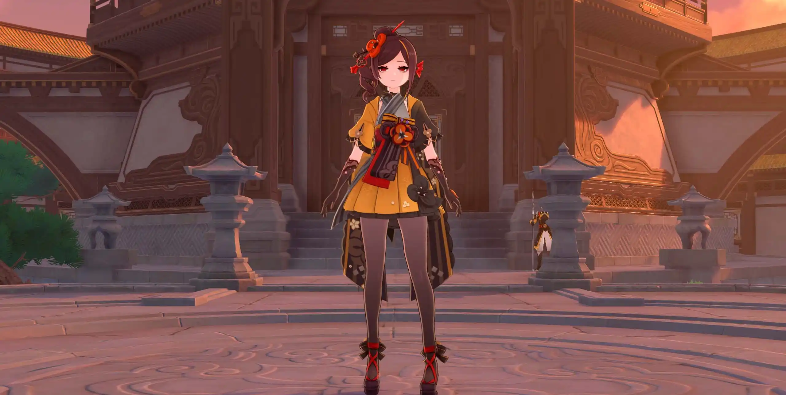 原神 千織（ちおり） Chiori stokings with pantsu mod