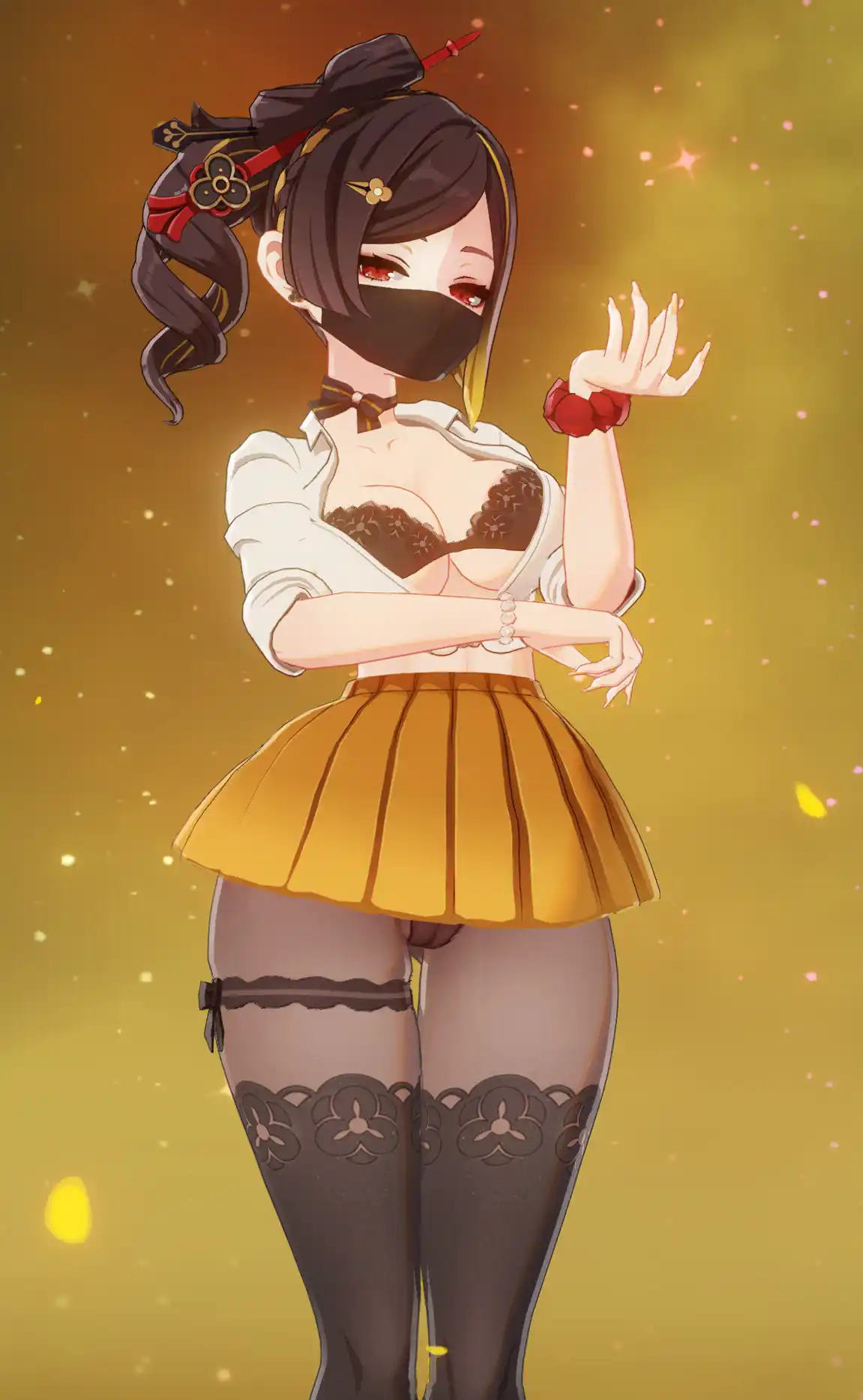 原神 千織（ちおり） JK Gyaru Chiori mod