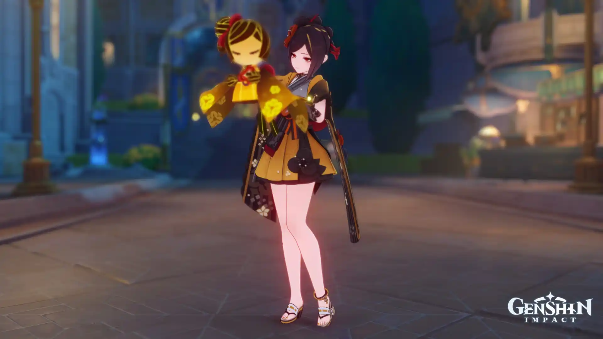 原神 千織（ちおり） Chiori Yae Legs (Recolored) mod