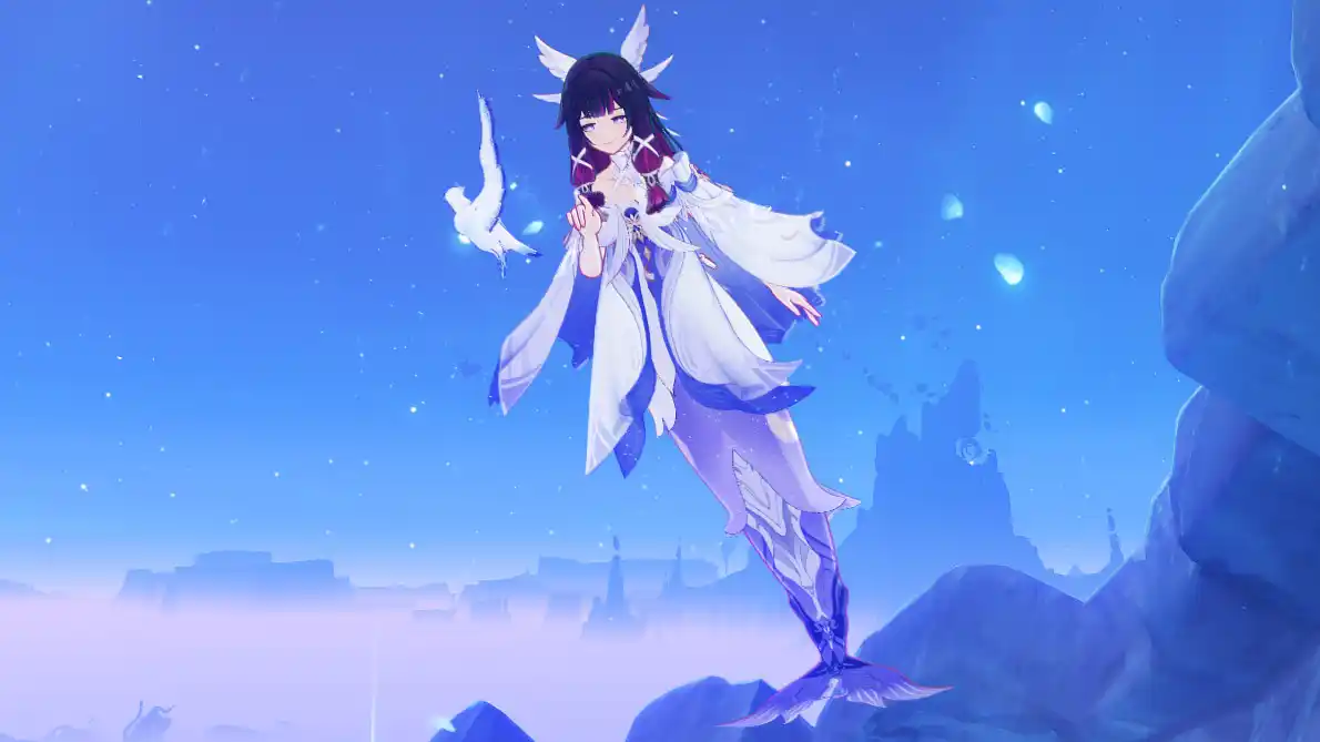 原神 コロンビーナ Moon Mermaid Columbina mod
