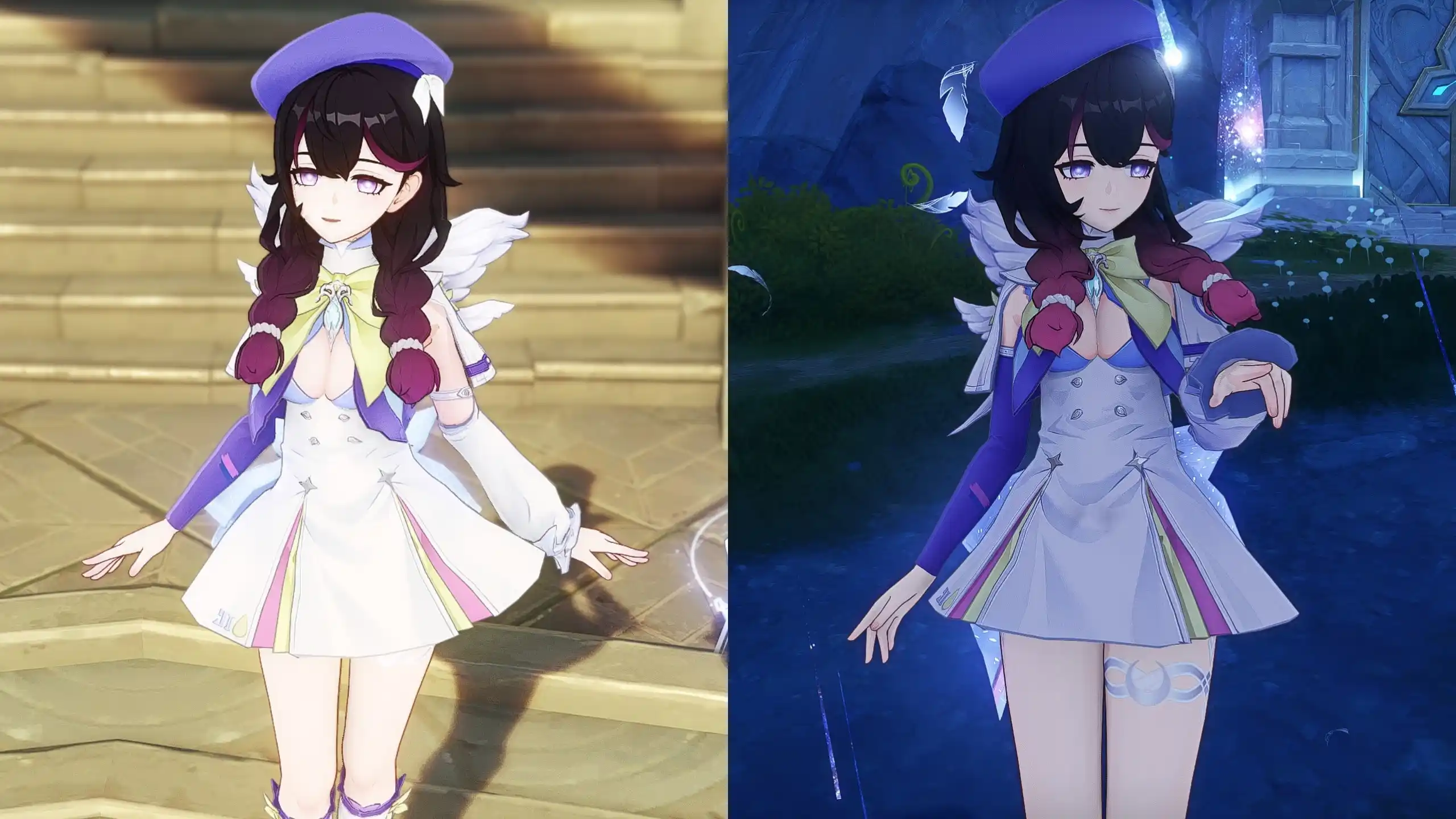 原神 コロンビーナ Columbina-Virtual Angel mod