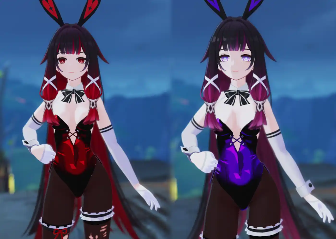 原神 コロンビーナ =The Moon Bunny= Toggle + 3x Color mod