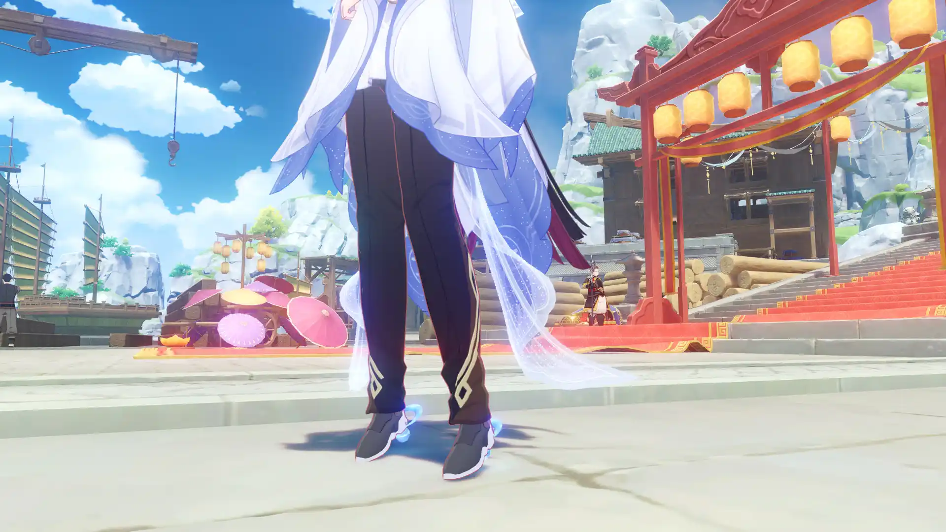 原神 コロンビーナ columbina pants/sneaker + recolor mod