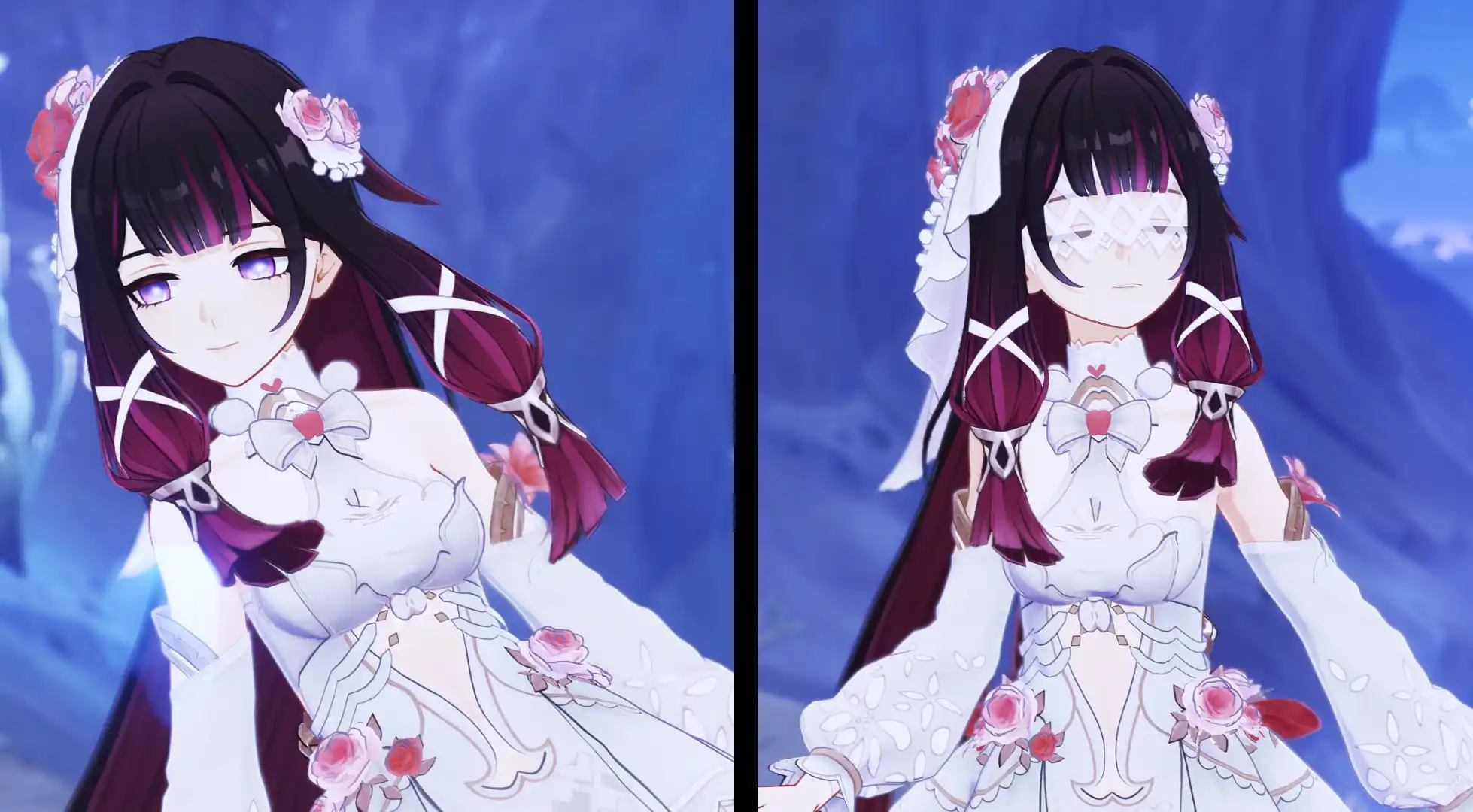 原神 コロンビーナ Columbina wedding dress mod mod