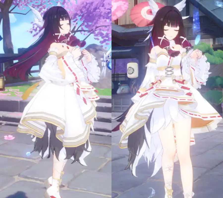 原神 コロンビーナ Columbina Kitasan Black outfit Mod mod
