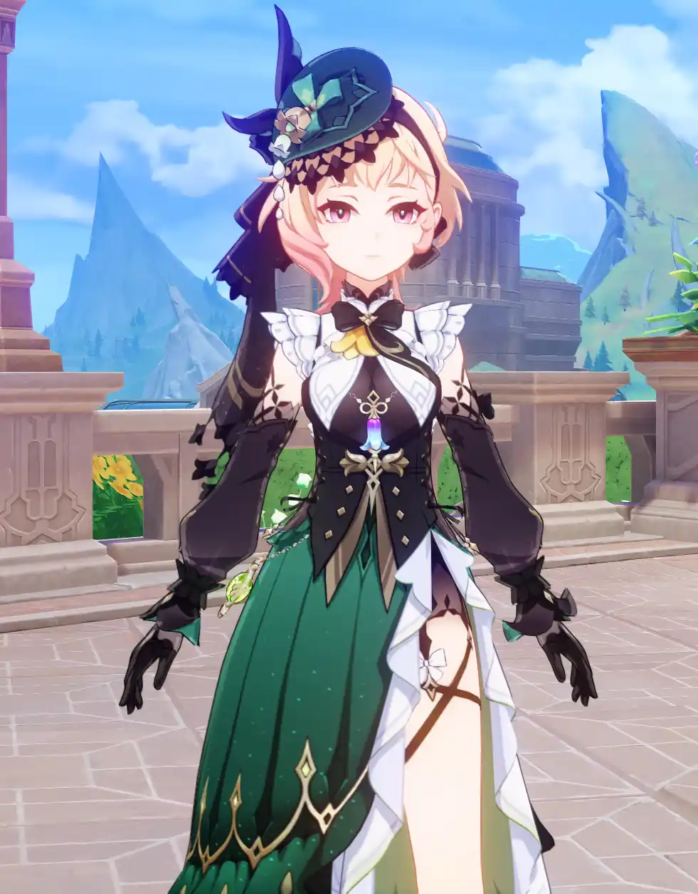 原神 エミリエ Emilie without glasses mod