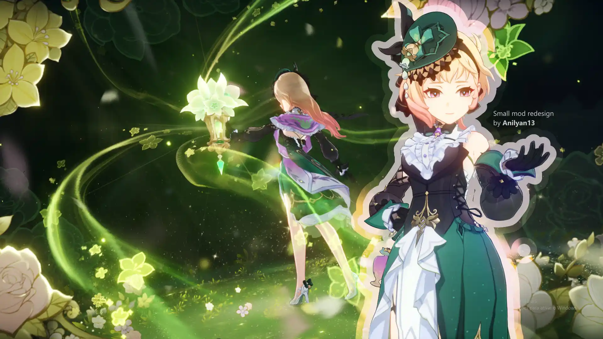 原神 エミリエ Emilie small design changes mod
