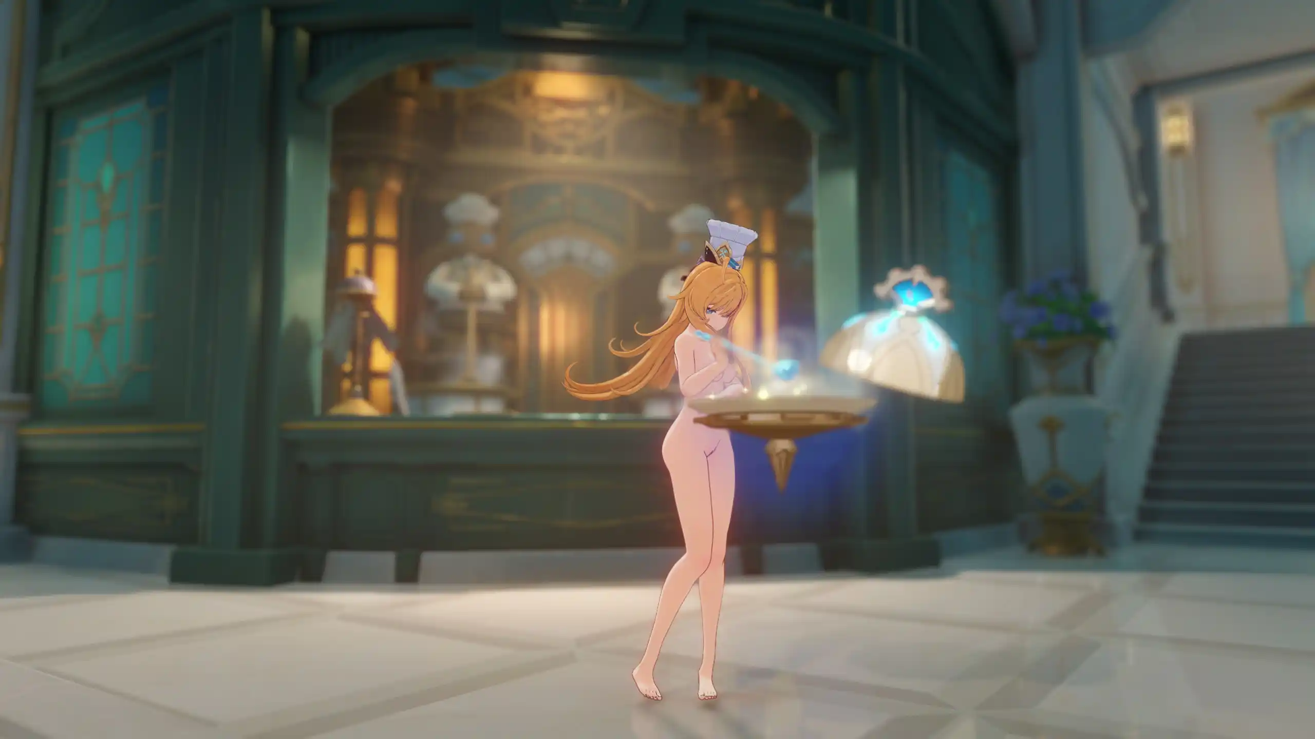原神 エスコフィエ Escoffier Nude Mod mod