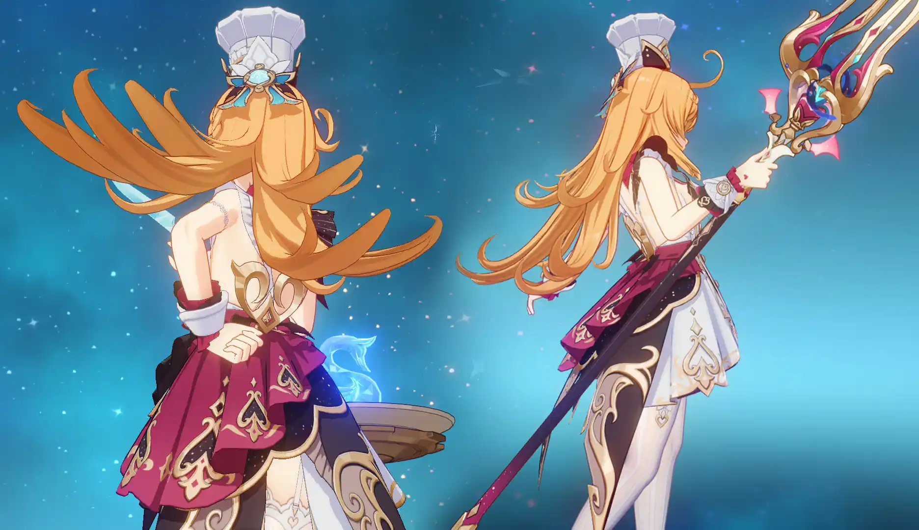 原神 エスコフィエ Escoffier but I cut off her tail mod