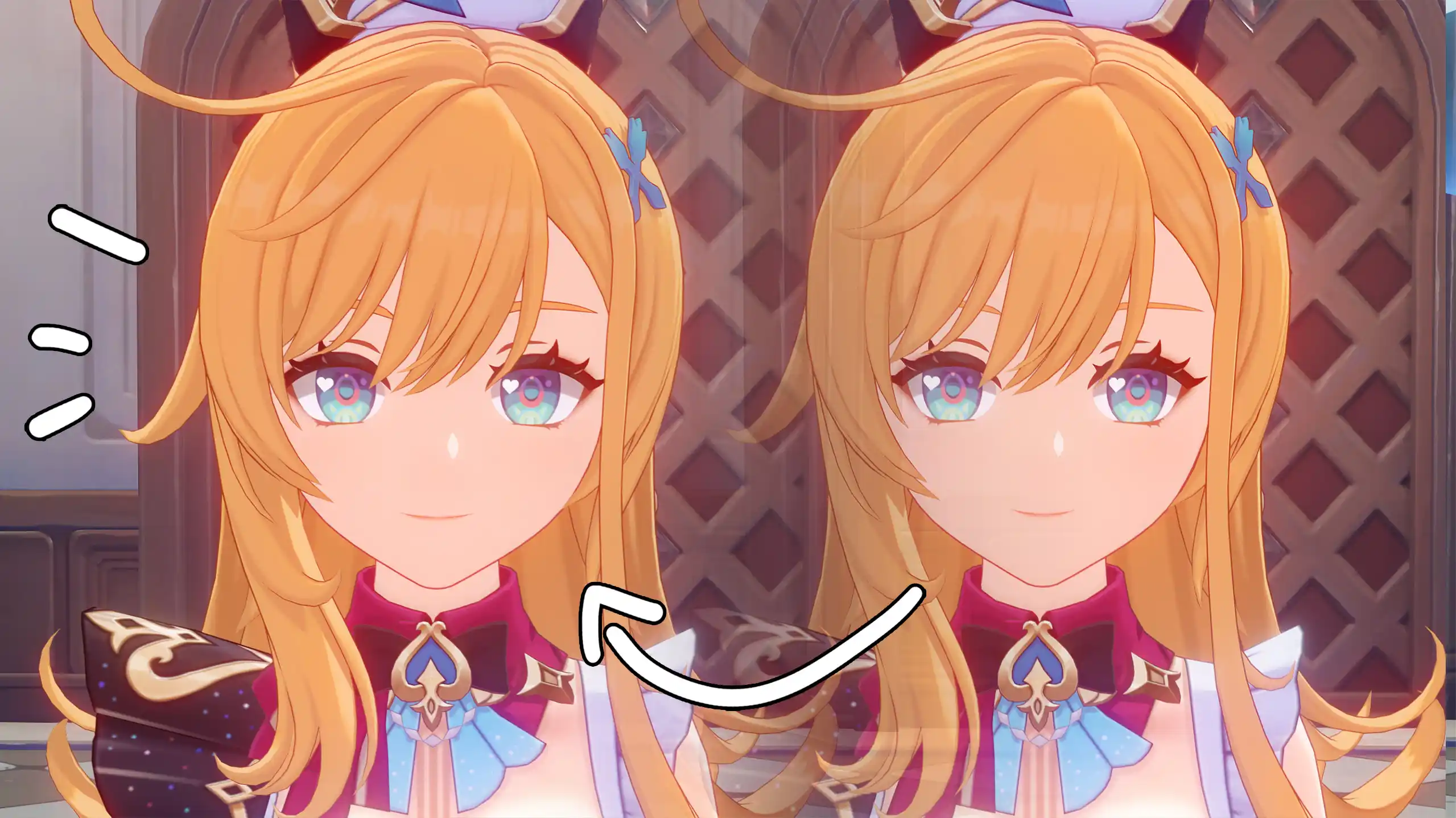 原神 エスコフィエ Wider Effie Face mod