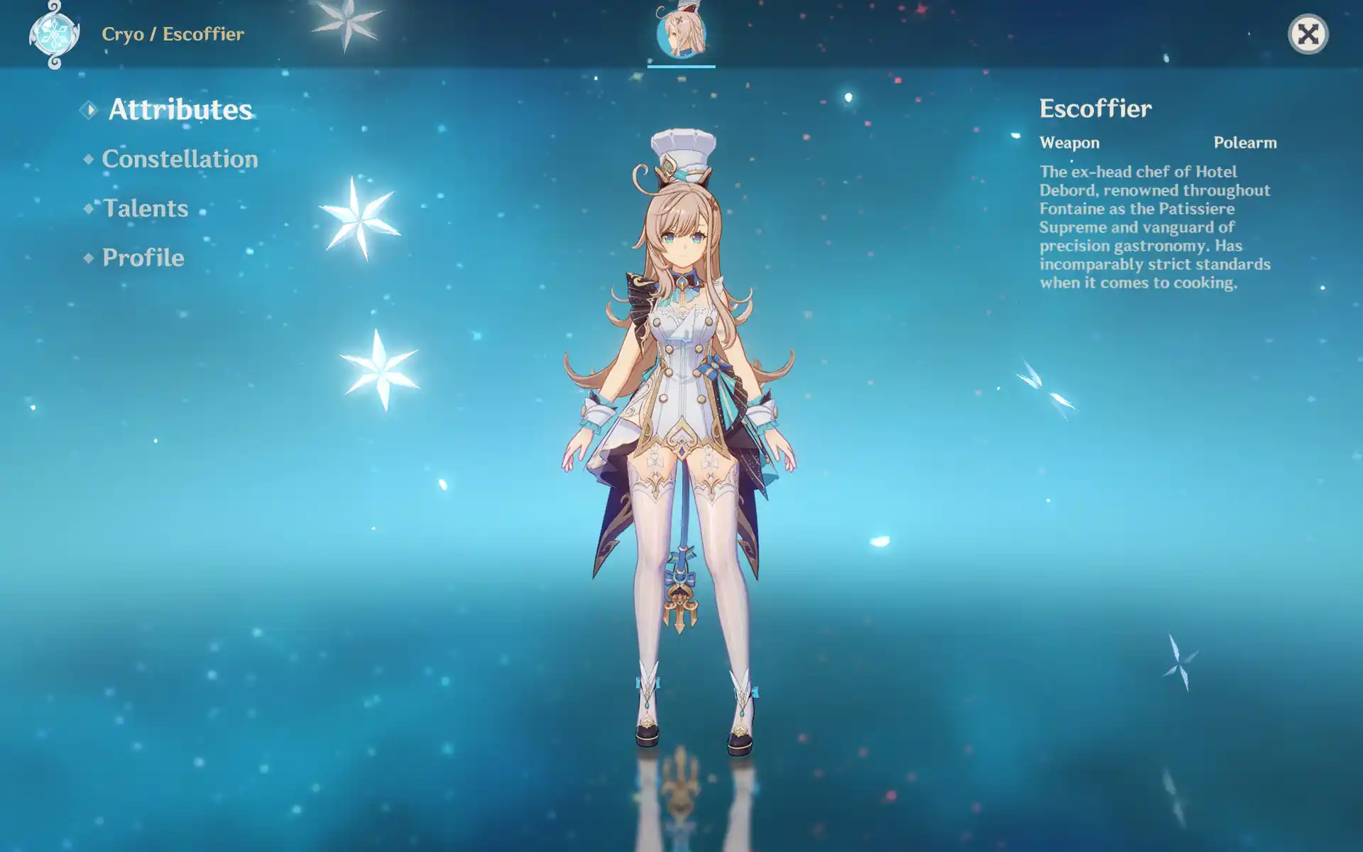 原神 エスコフィエ Escoffier recolor {COMMISSION mod