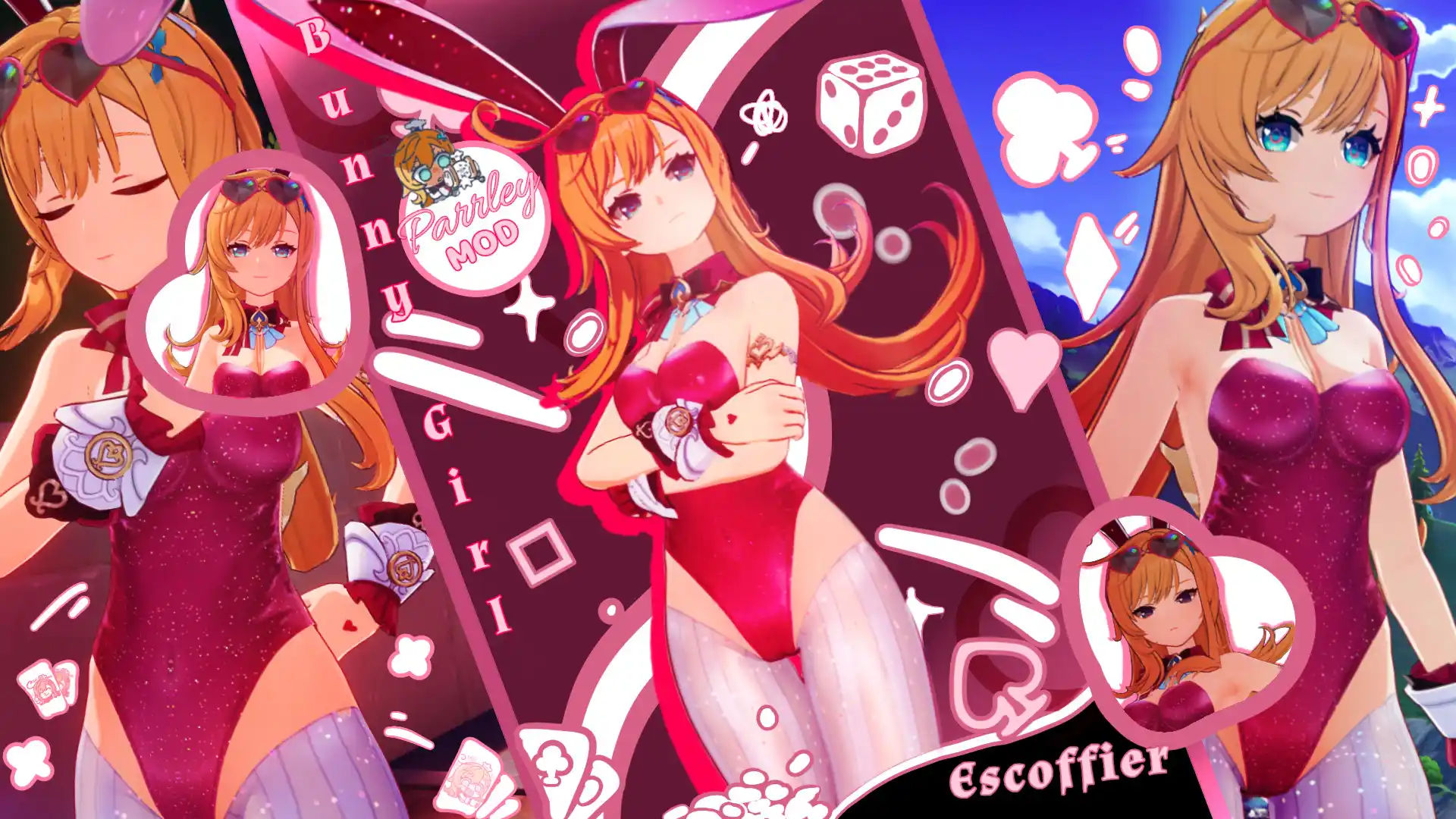 原神 エスコフィエ Escoffier BunnyGirl mod