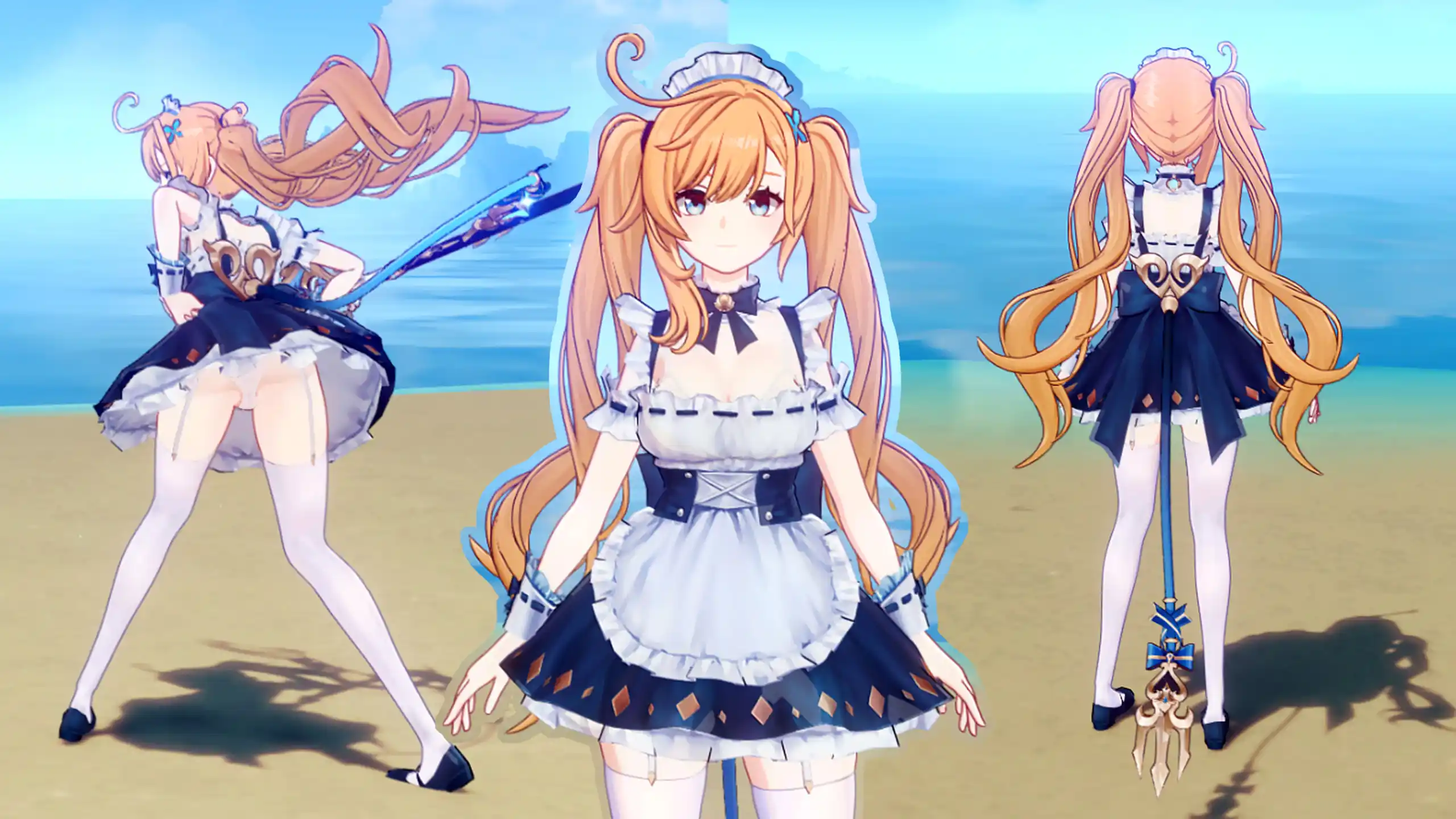 原神 エスコフィエ Escoffier Maid Mod mod