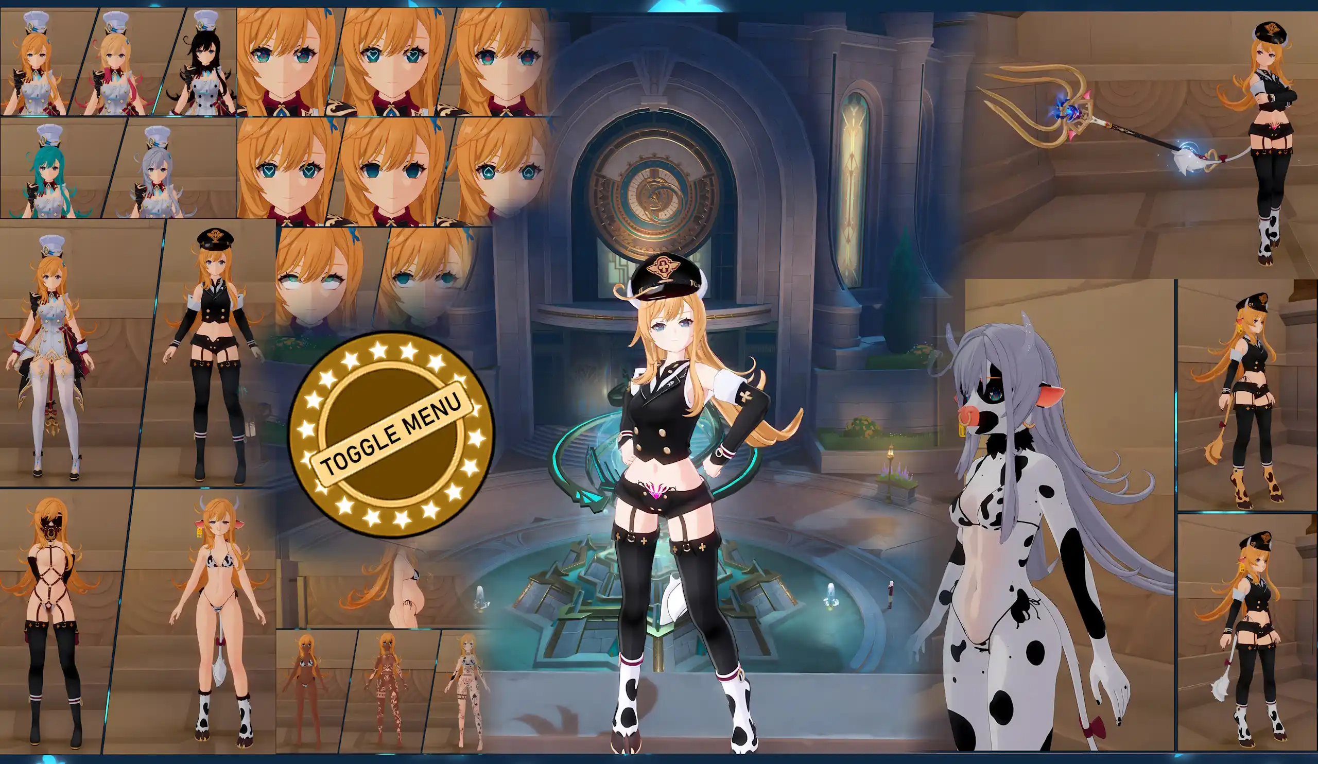 原神 エスコフィエ Cow Sergeant Escoffier mod