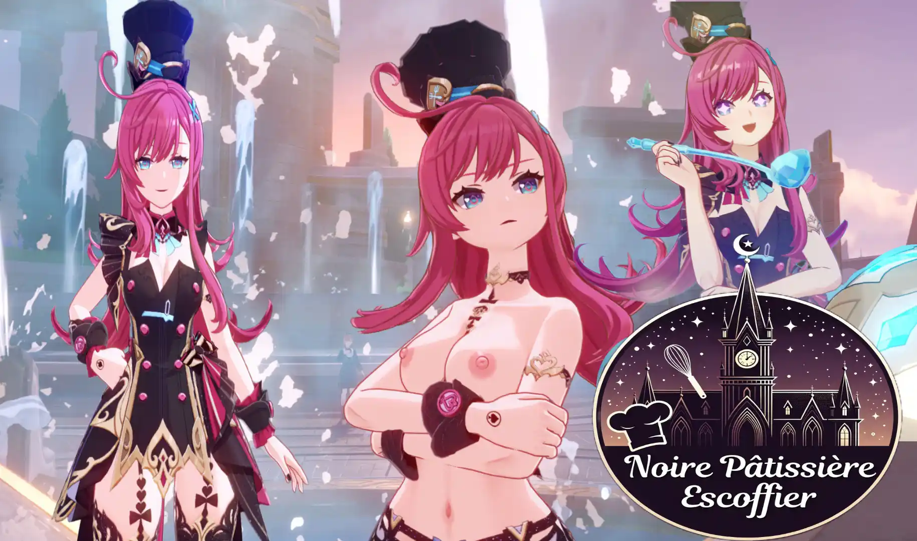 原神 エスコフィエ Exce - Noire Pâtissière Escoffier mod