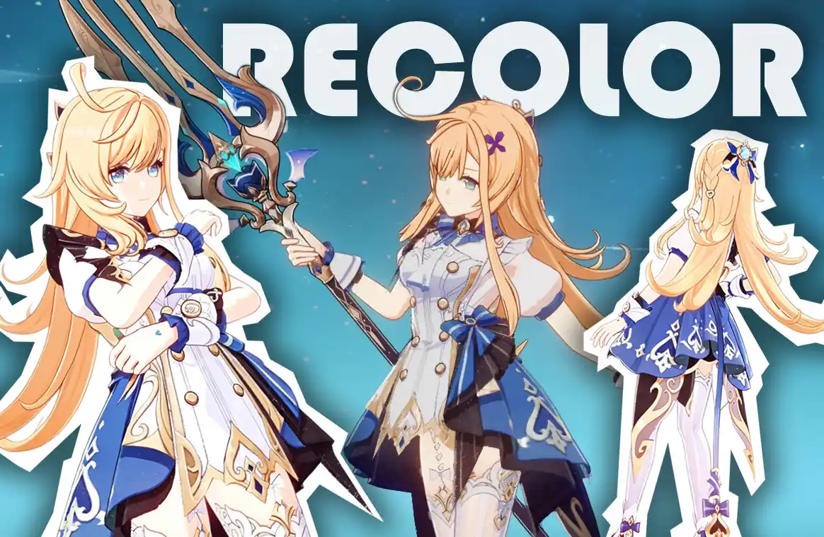 原神 エスコフィエ Escoffier Deep‘Blue mod