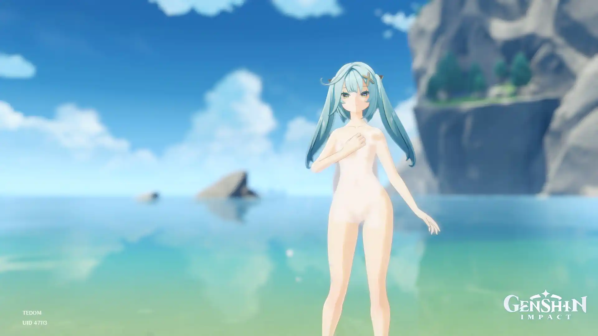 原神 ファルザン Bath towel Series: bath towel Faruzan mod