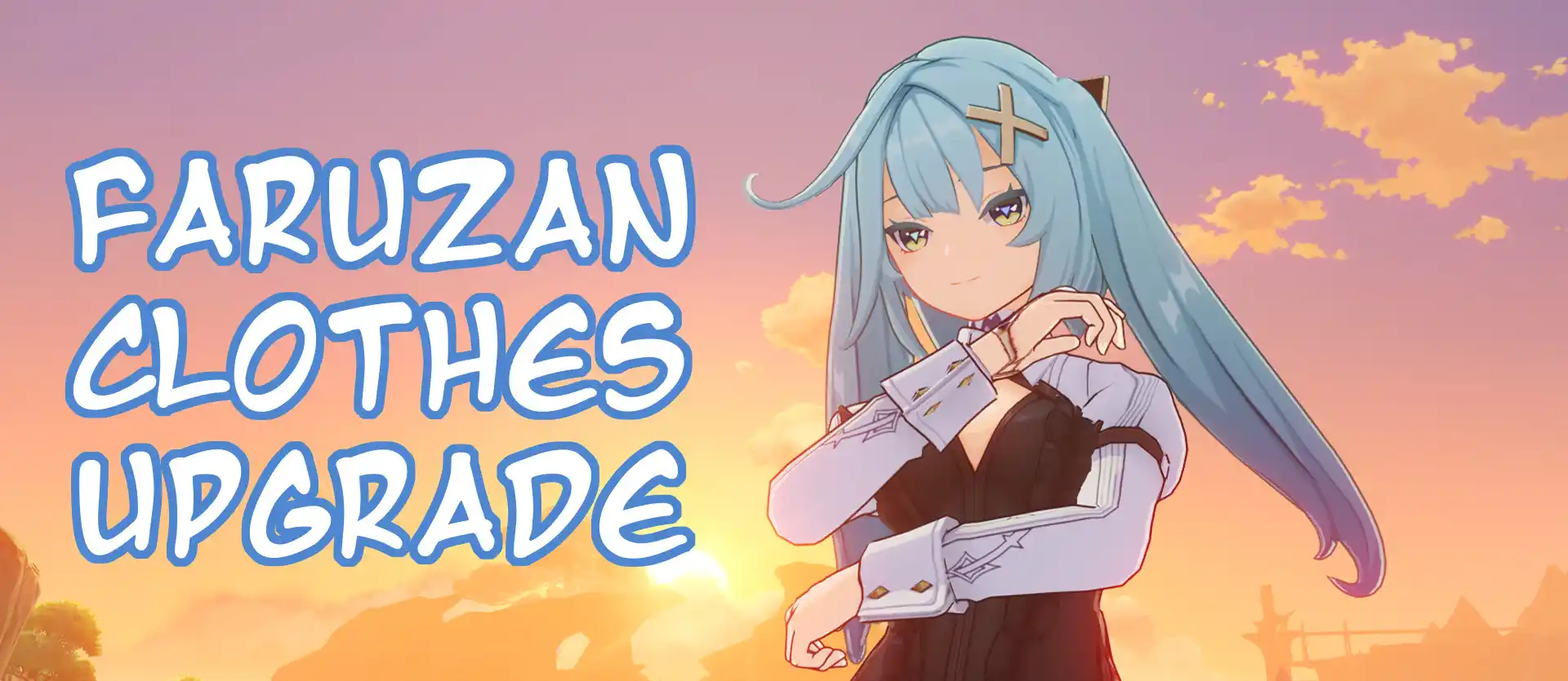 原神 ファルザン Faruzan clothes upgrade mod