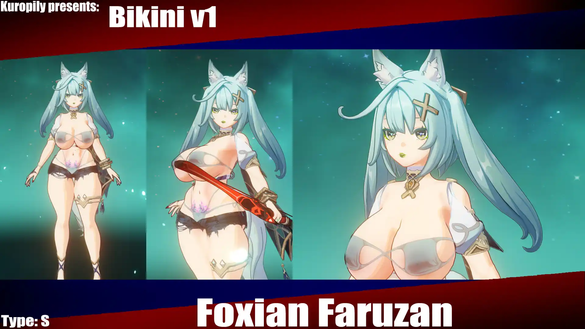 原神 ファルザン Foxian Faruzan Bikini Type S mod