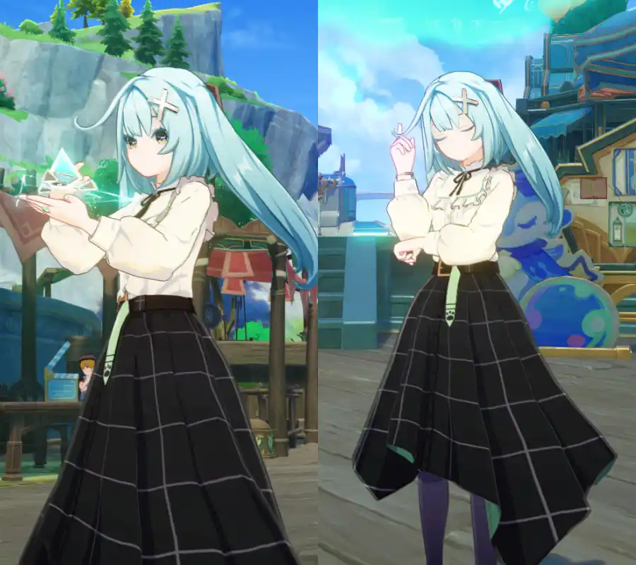 原神 ファルザン Faruzan Manhattan Cafe Costume Mod mod