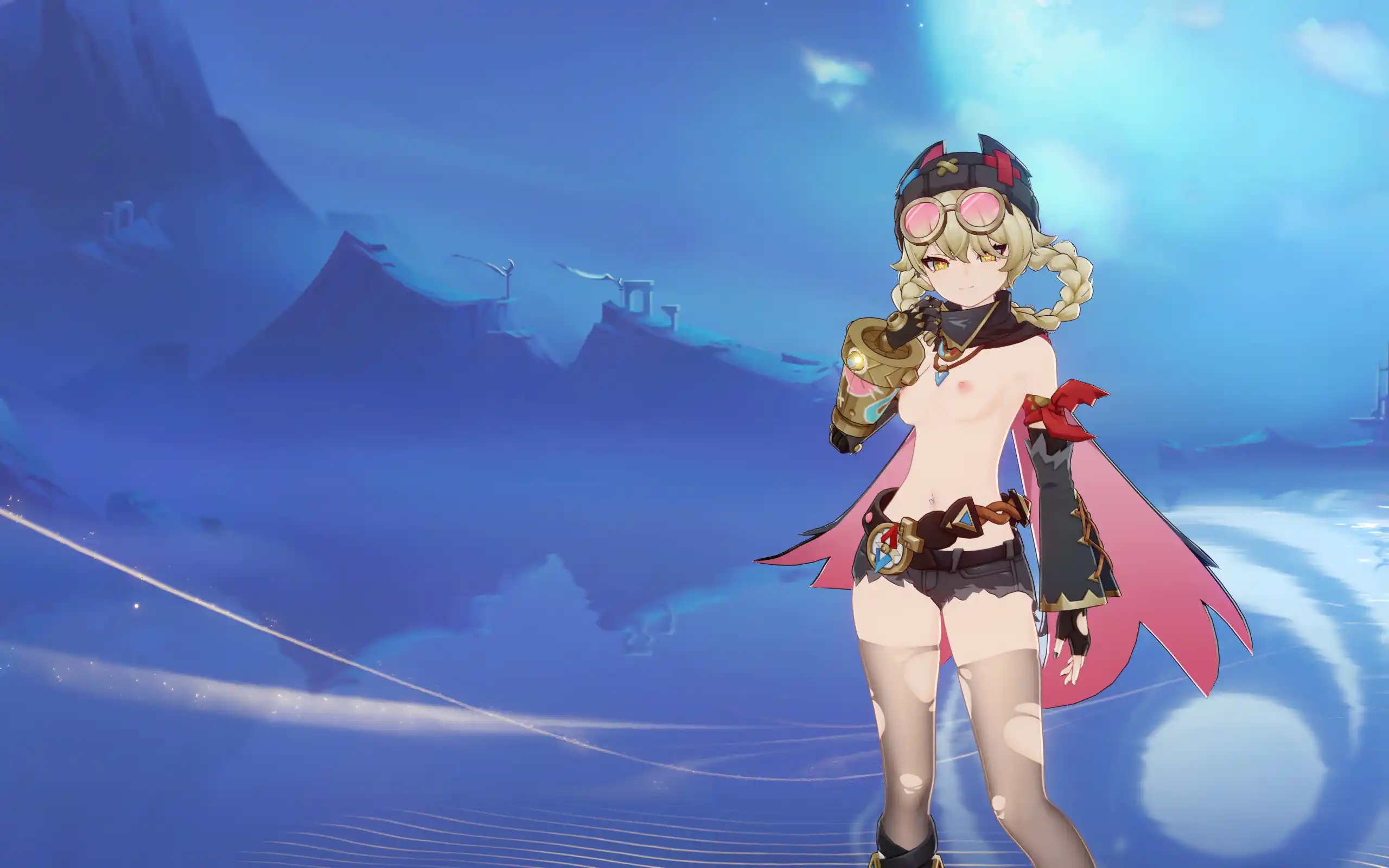 原神 ヤフォダ Jahoda Half Nude mod