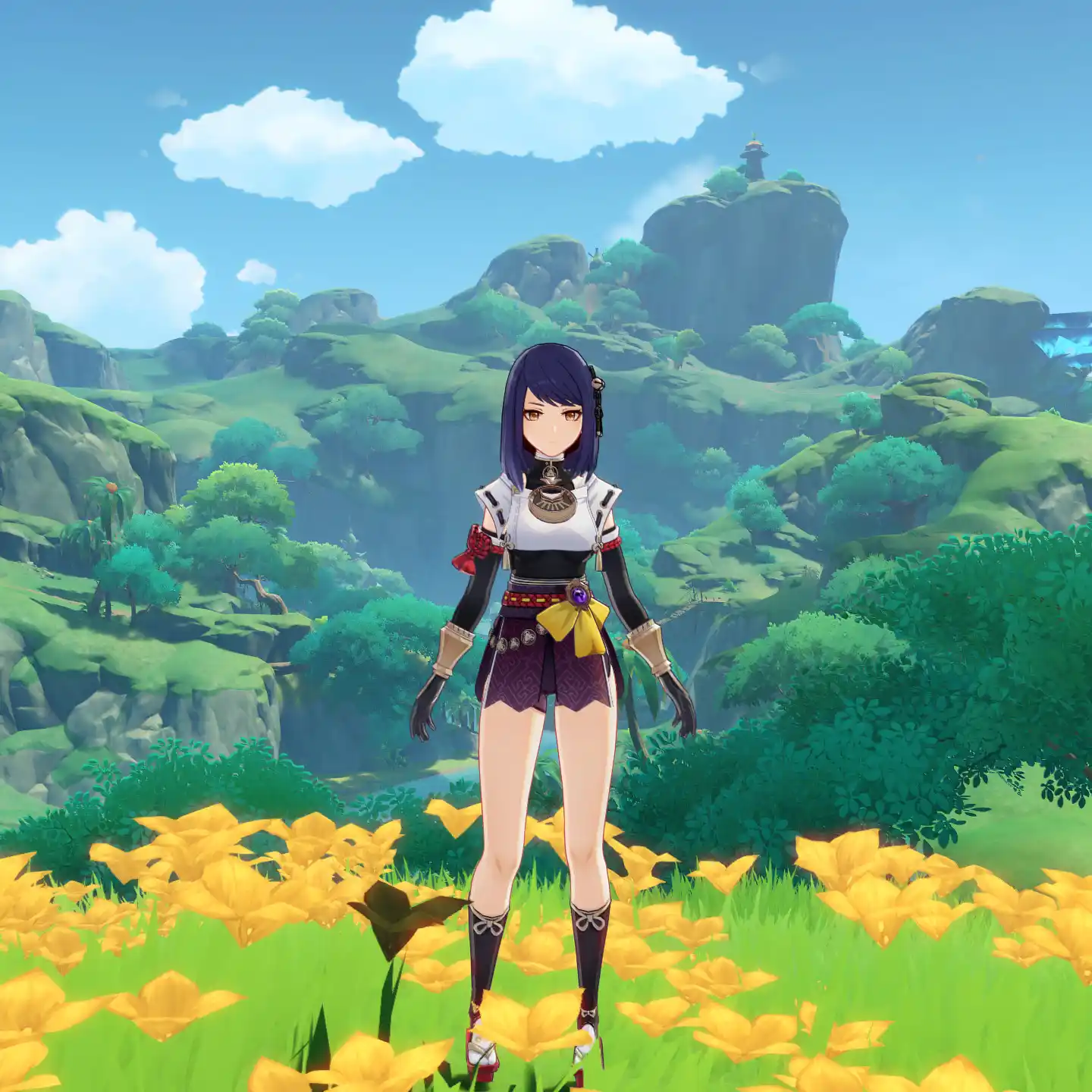 原神 九条裟羅（くじょう さら） Kujou Sara Alternative SFW With Toggle mod