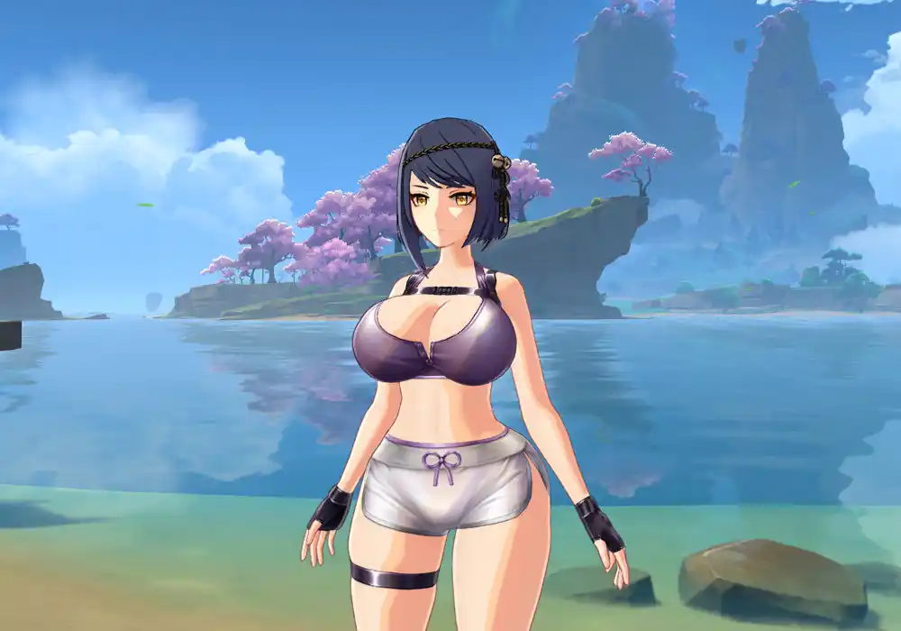 原神 九条裟羅（くじょう さら） Curvy Athlete Kujou Sara mod